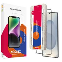 Accezz Tempered Glass Full Cover Screen protector with Applicator Samsung Galaxy S25 Edge
