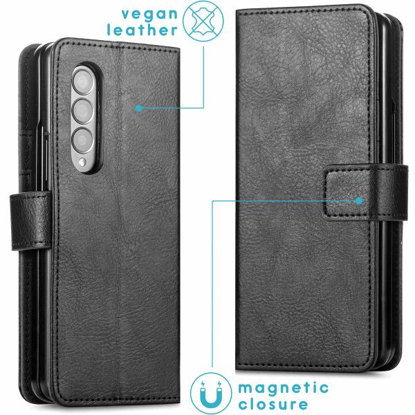 imoshion Luxe Bookcase Samsung Galaxy Z Fold3 - Zwart - Zwart
