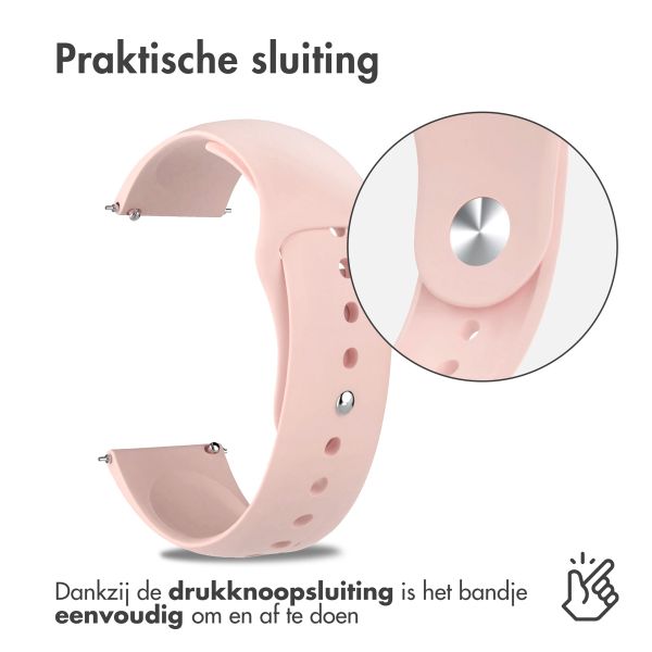 imoshion Siliconen Sport bandje - Universeel 18 mm aansluiting - Roze