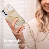 imoshion Design hoesje met koord Samsung Galaxy A56 - Beige Graphic