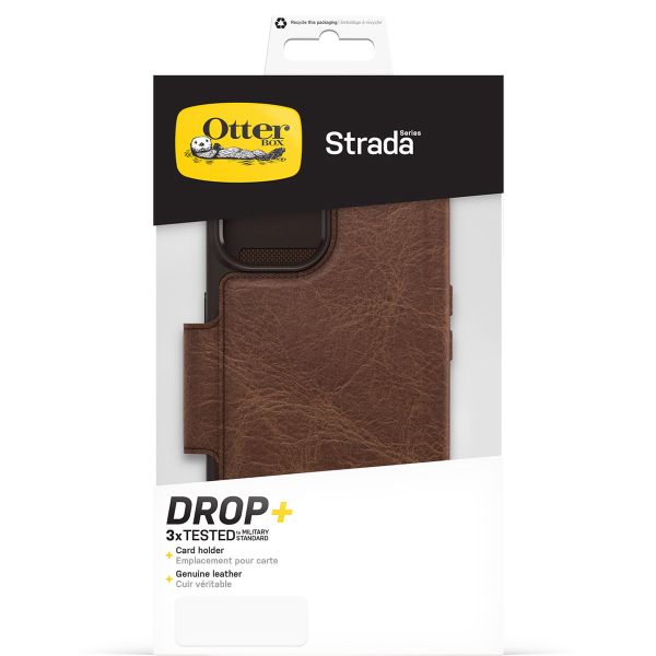 OtterBox Strada Bookcase iPhone 14 - Bruin