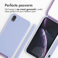 imoshion Siliconen hoesje met koord Apple iPhone Xr - Paars