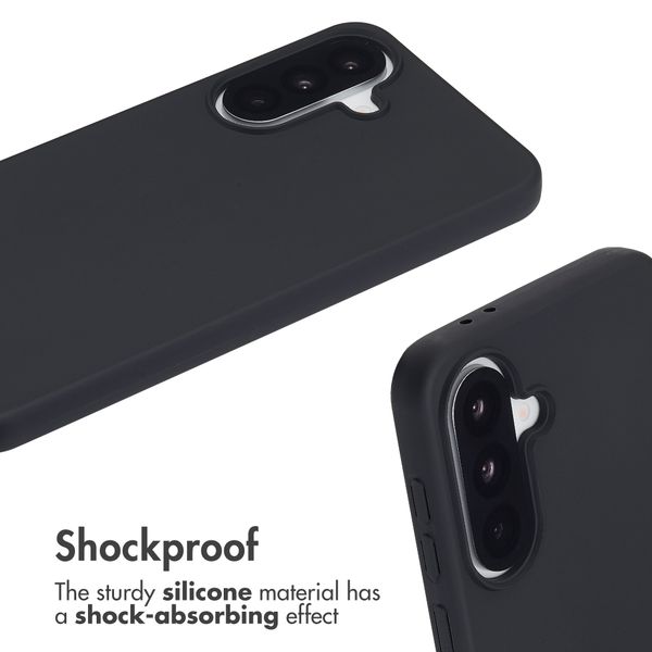imoshion Silicone Case with Strap Samsung Galaxy A37 (5G) - Black