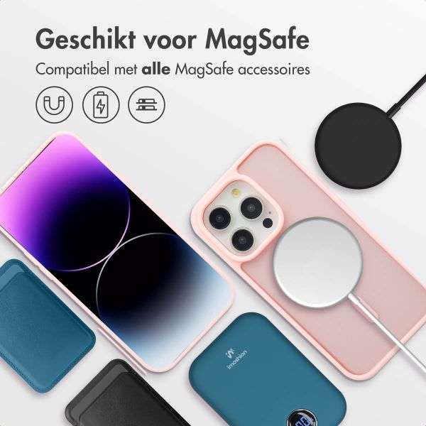 imoshion Color Guard Backcover met MagSafe iPhone 14 Pro - Lichtroze