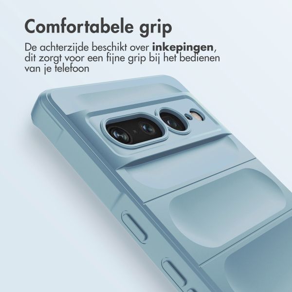 imoshion EasyGrip Backcover Google Pixel 7 Pro - Lichtblauw