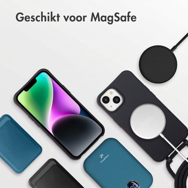 imoshion Color Backcover met afneembaar koord met MagSafe Apple iPhone 14 - Zwart