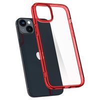 Spigen Ultra Hybrid Backcover iPhone 14 - Rood