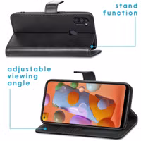 imoshion Luxe Bookcase Samsung Galaxy A11 / M11 - Zwart