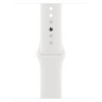 Apple Sport Band Apple Watch Series 1 t/m 9 / SE (38/40/41 mm) | Series 10 / 11 (42 mm) - White