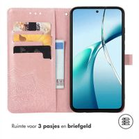 imoshion Mandala Bookcase Motorola Moto G15 / G15 Power - Rosé Goud