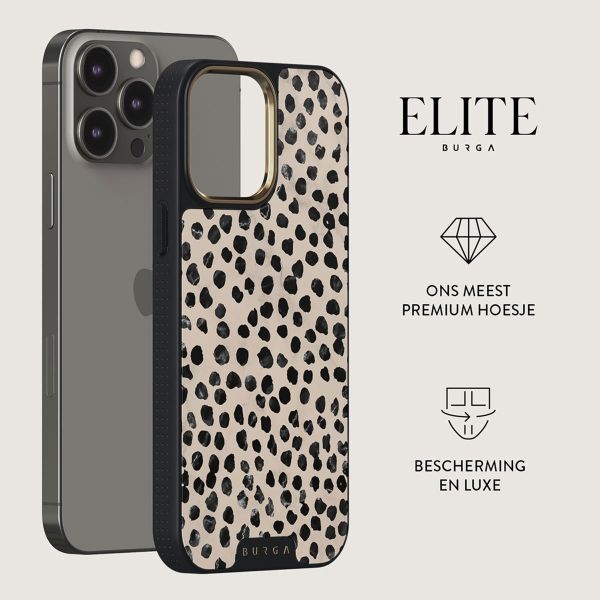 Burga Elite Gold Backcover iPhone 14 Pro - Almond Latte