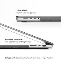 Selencia Glitter Cover Apple MacBook Pro 16 inch (2021 / 2023 M3 chip / 2024 M4 chip) - Zwart