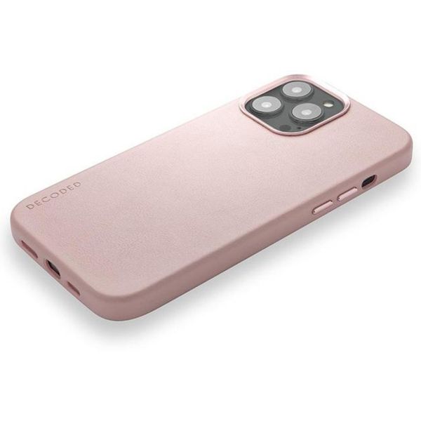 Decoded Leather Backcover MagSafe iPhone 13 Pro - Roze