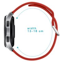imoshion Siliconen bandje Samsung Galaxy Watch 4 / 5 / 6 / 7 / FE (20 mm) - Rood
