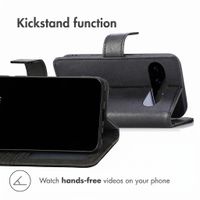 Luxe Bookcase voor de Google Pixel 11 - Zwart