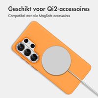 imoshion Color Backcover met Thin MagSafe Ring Samsung Galaxy S26 Ultra - Oranje