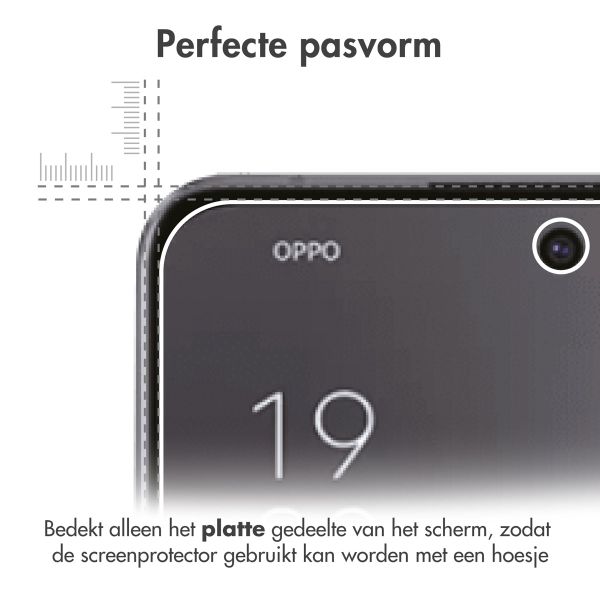 imoshion Screenprotector Folie 3 pack Oppo Reno 8 Pro 5G