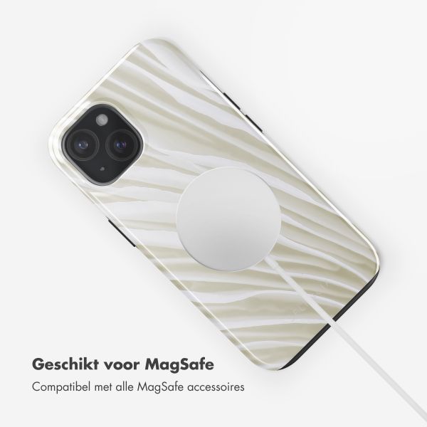 Selencia Vivid Backcover met MagSafe Apple iPhone 15 - Nature Light Brown