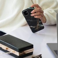 Selencia Maya Fashion Backcover iPhone 12 Mini - Marble Black