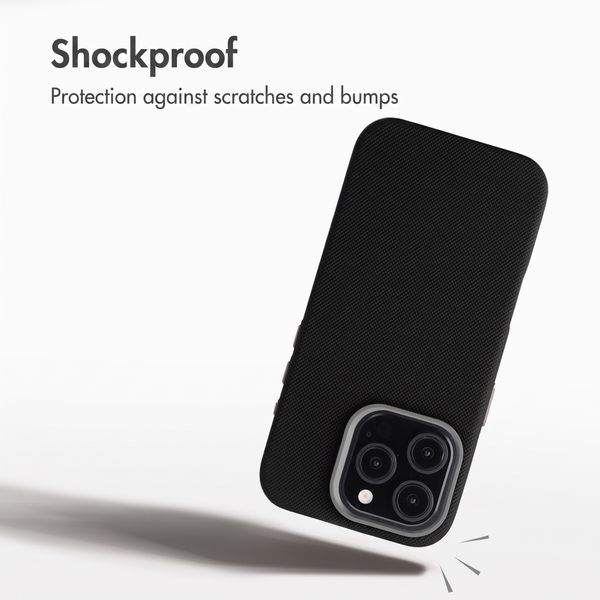 Accezz Mesh Back Cover with MagSafe Apple iPhone 15 Pro - Black