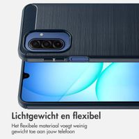 imoshion Brushed Backcover Samsung Galaxy A17 - Donkerblauw