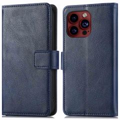 imoshion Luxe Bookcase Apple iPhone 15 Pro Max - Donkerblauw