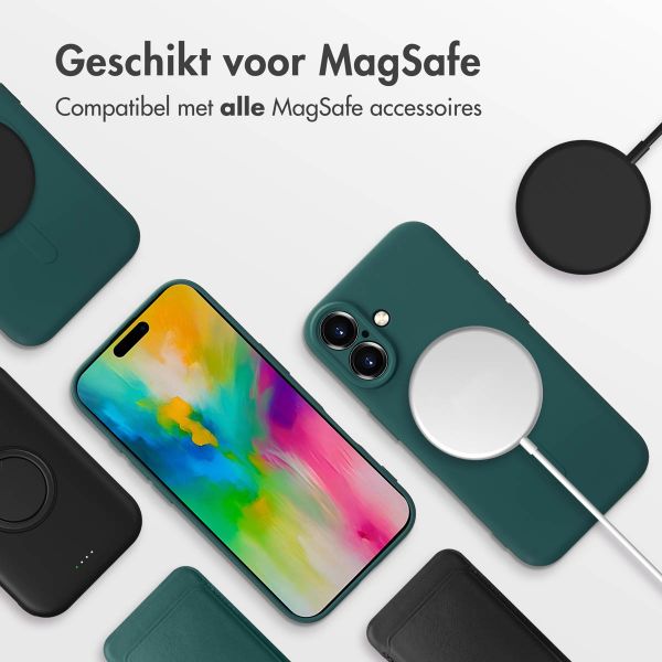 imoshion Color Backcover met MagSafe Apple iPhone 16 - Donkergroen
