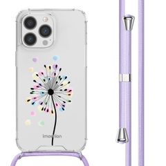 imoshion Design hoesje met koord Apple iPhone 13 Pro Max - Sandstone Dandelion