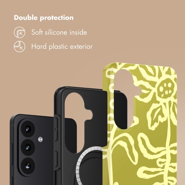 Selencia Vivid Back Cover with MagSafe Samsung Galaxy S26 - Chalky Bloom