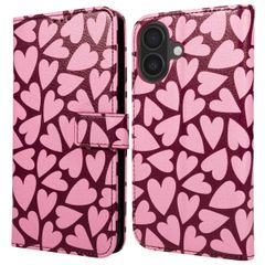 imoshion Design Bookcase Apple iPhone 16 - Hearty Blush