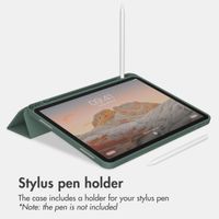 Accezz Smart Silicone Book Case Apple iPad Air 13 inch (2026) M4 / (2025) M3 / (2024) M2 - Dark Green