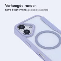imoshion Transparante Bookcase met MagSafe Apple iPhone 17 - Lila