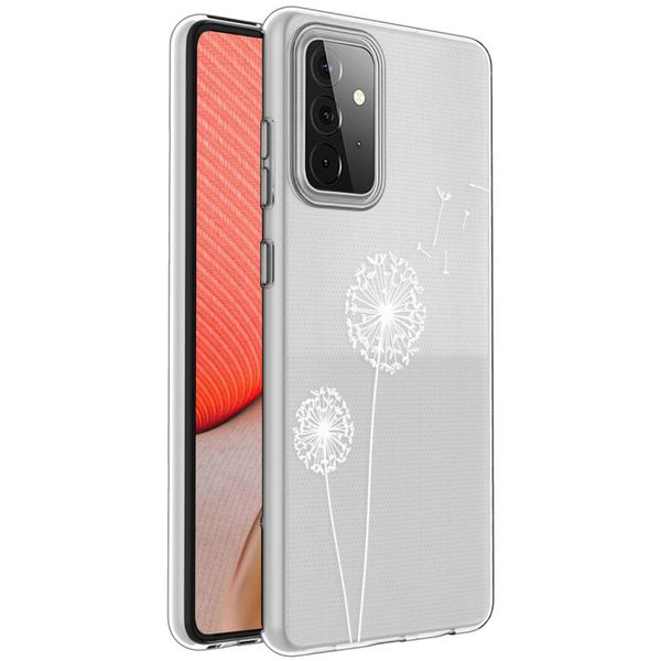 imoshion Design hoesje Samsung Galaxy A72 - Paardenbloem - Wit