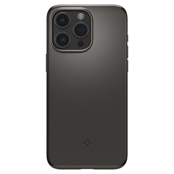 Spigen Thin Fit Backcover iPhone 15 Pro Max - Gunmetal