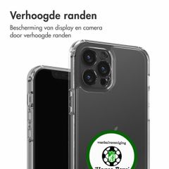 Clear Backcover Apple iPhone 12 (Pro) - Hapse Boys