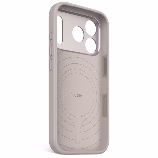 Decoded Silicone Backcover MagSafe Apple iPhone 17 Pro - Soft Taupe