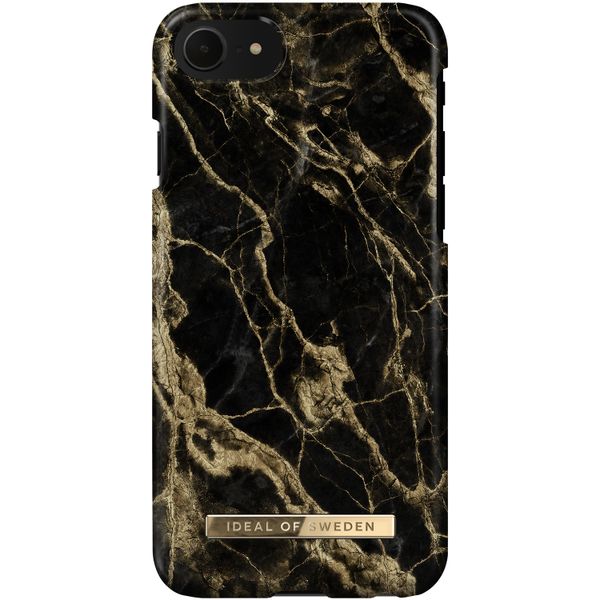 iDeal of Sweden Fashion Backcover iPhone SE (2022 / 2020) / 8 / 7 / 6(s) - Golden Smoke Marble