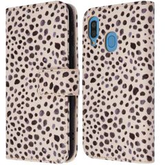 imoshion Design Bookcase Samsung Galaxy A40 - Black And White Dots