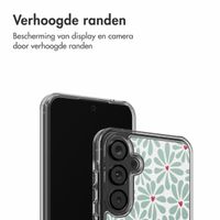 imoshion Design hoesje Samsung Galaxy A55 - Bloom Love Sage Green