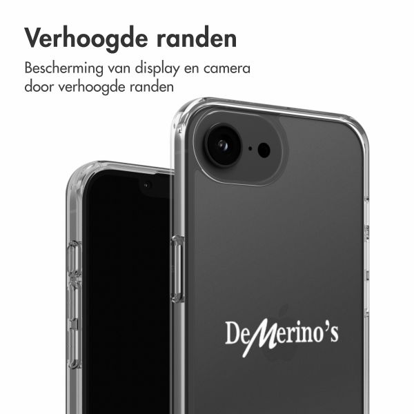 Clear Backcover Apple iPhone 17e / 16e - De Merino's