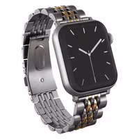 Burga Stalen bandje Apple Watch | 38/40/41/42 mm - Platinum Gold