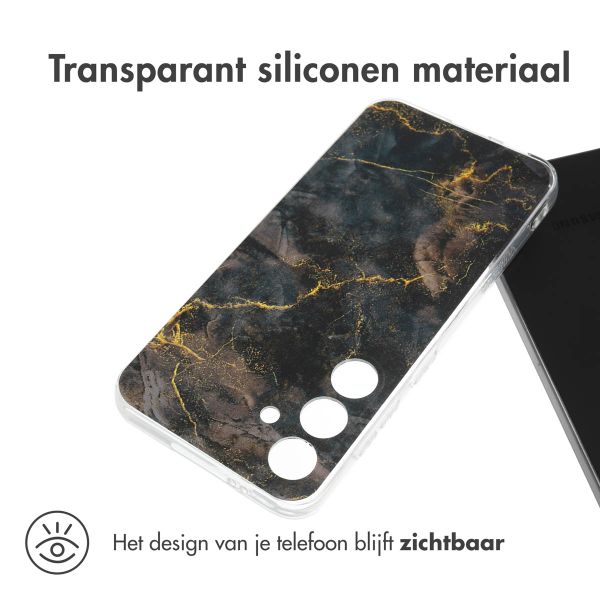 imoshion Design hoesje Samsung Galaxy S24 - Black Marble