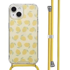 imoshion Design hoesje met koord Apple iPhone 15 - Citrus Dream