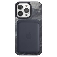 Woodcessories Bumper Case MagSafe iPhone 15 Pro Max - Stone Camo Gray Black