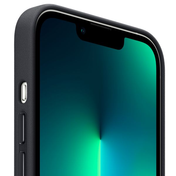 Apple Leather Backcover MagSafe Apple iPhone 13 Pro - Midnight