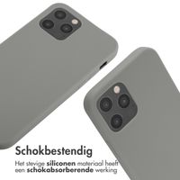 imoshion Siliconen hoesje met koord Apple iPhone 12 (Pro) - Lichtgrijs