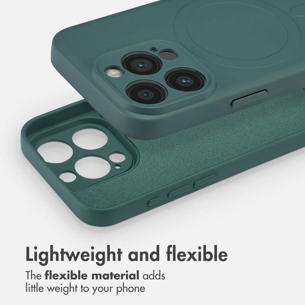 imoshion Colour Back Cover with MagSafe Apple iPhone 15 Pro - Dark Green