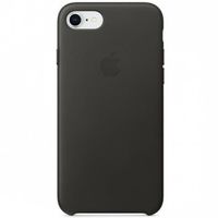 Apple Leather Backcover iPhone SE (2022 / 2020) / 8 / 7 - Charcoal Grey