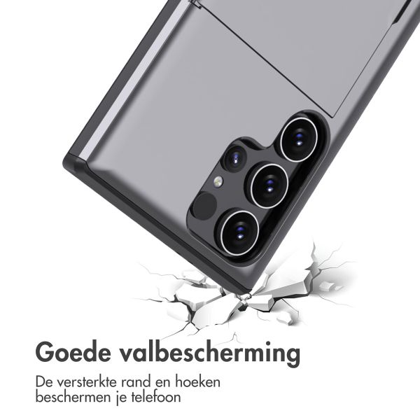 imoshion Backcover met pasjeshouder Samsung Galaxy S24 Ultra - Grijs