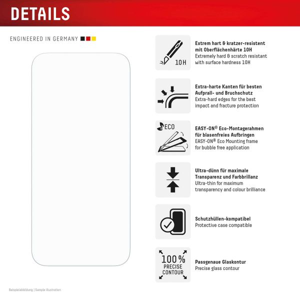 Displex Screenprotector Real Glass Apple iPhone 17 Pro Max
